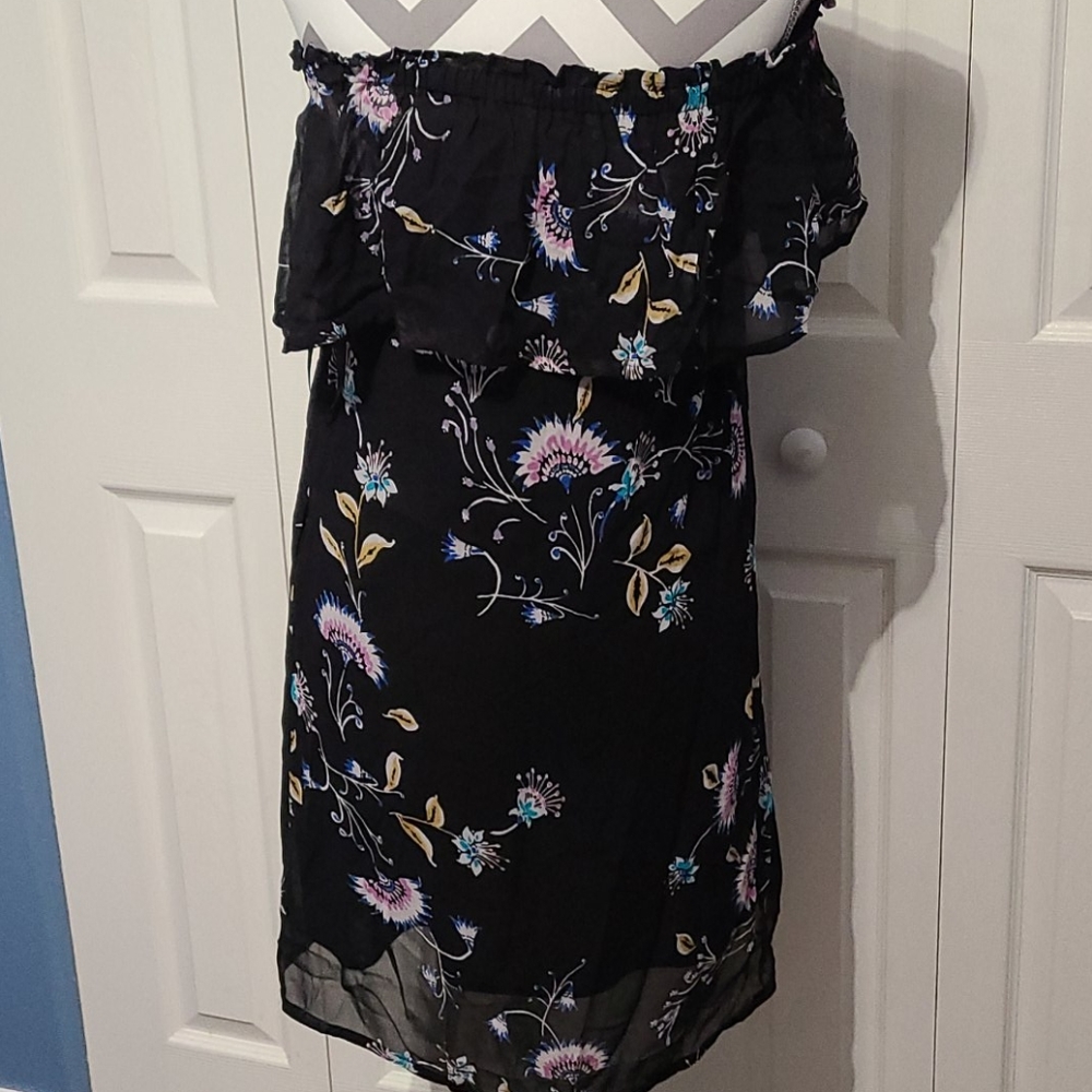 REBECCA MINKOFF Dawson Floral Off Shoulder Dress - Picture 5 of 6